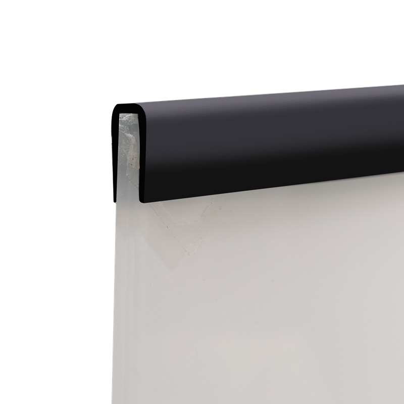 U-shaped rubber protective sealing strip, U-shaped anti-collision decorative edge banding strip, anti-cutting hand glass edge banding strip for bridge frame Application Scenario