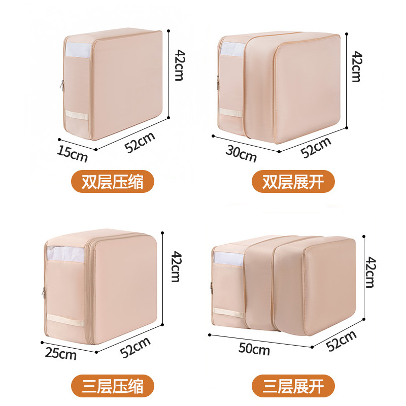 Runhui twill compressed cotton quilt bags, large-capacity moving clothes sorting bags, packing bags, household quilt storage bags Item Picture