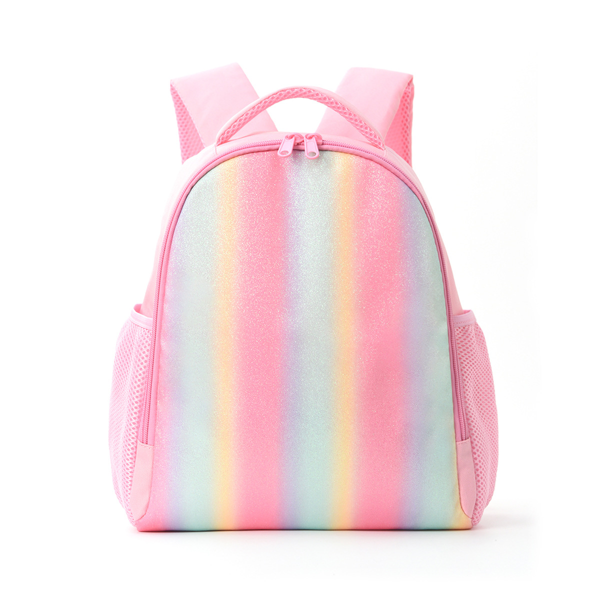 Feihong Cross-border Children's Backpack, Rainbow Schoolbag for Primary School Students, Children's Backpack for Travel, Lightweight and casual backpack full figure