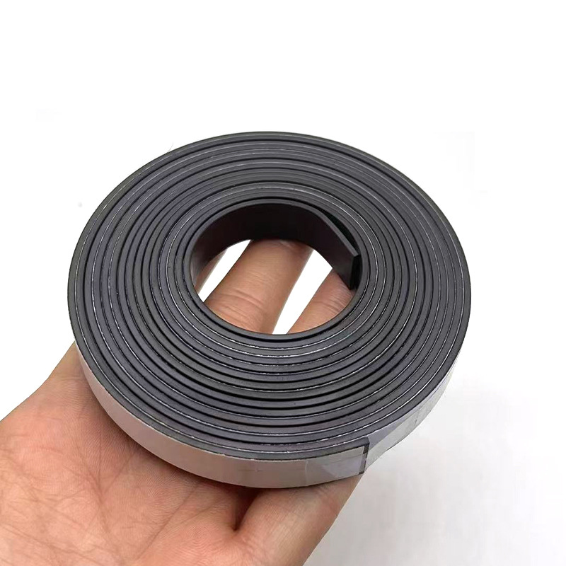 Rubber magnetic strips, magnetic attraction strips, soft magnetic rolls, self-adhesive magnetic strips, and window screen magnetic strips are available for direct sales by sample manufacturers details Picture