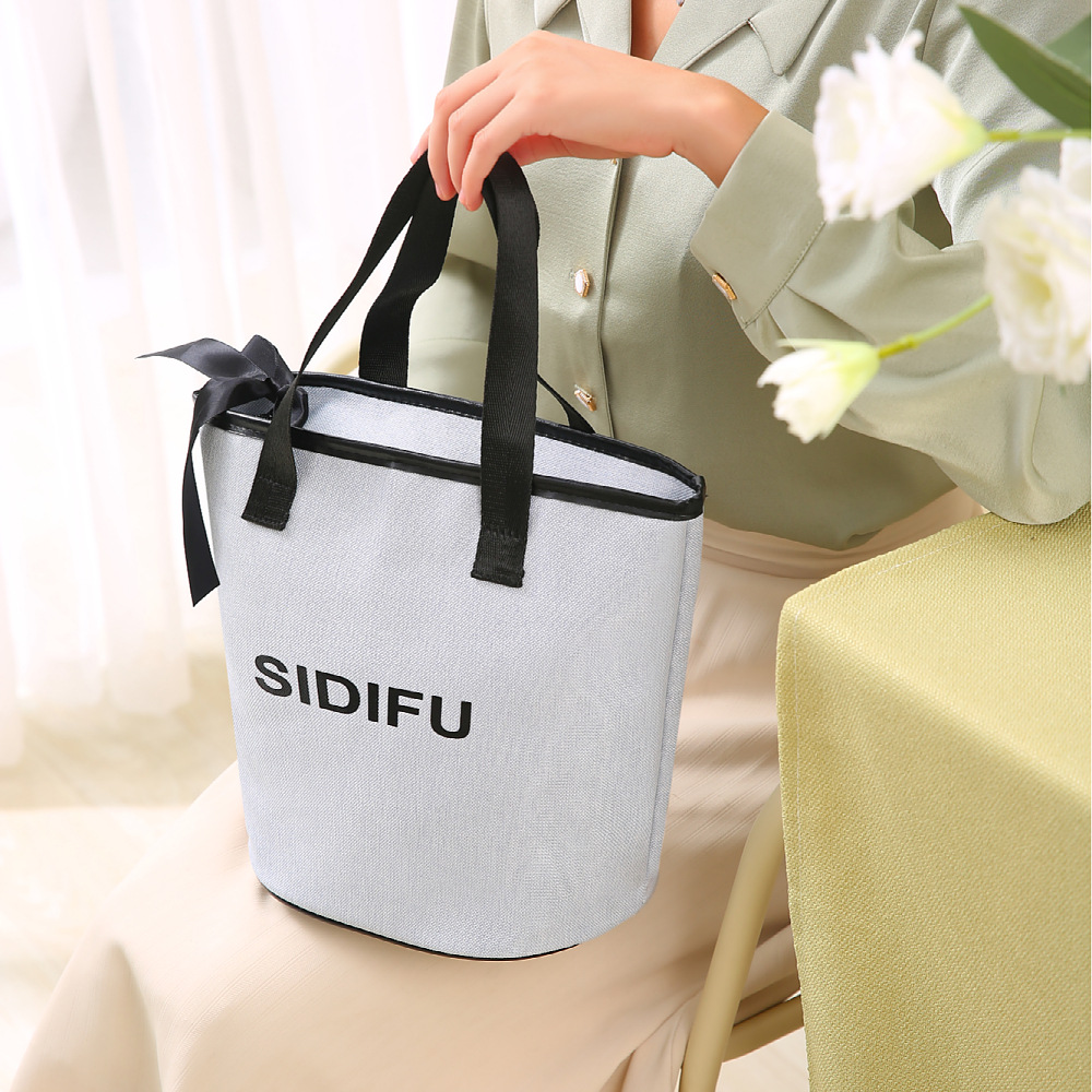 Five-piece handbag set, outdoor makeup bag, large-capacity toiletry bag, portable canvas bag, single-shoulder shoulder bag, storage bag Item Picture