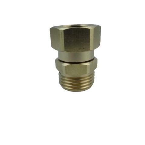 Garden hose rotating adapter Solid brass hose connector adapter, 3/4 GHT Item Picture