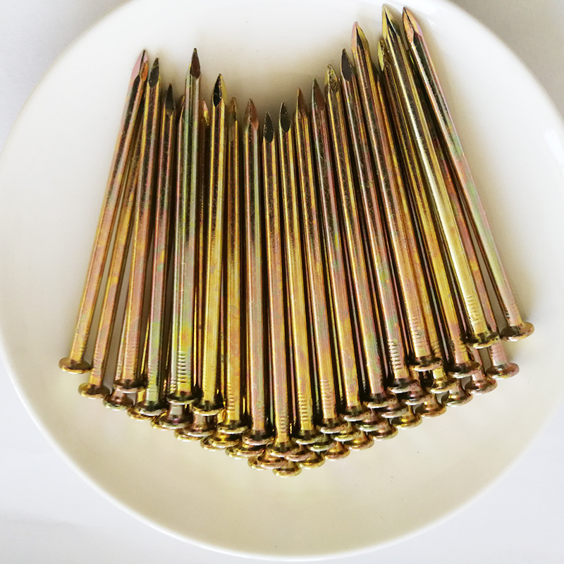 The manufacturer supplies Tanglongjian cement steel nails in various specifications such as 2030 and 4050 concrete nails and steel bar nails details Picture