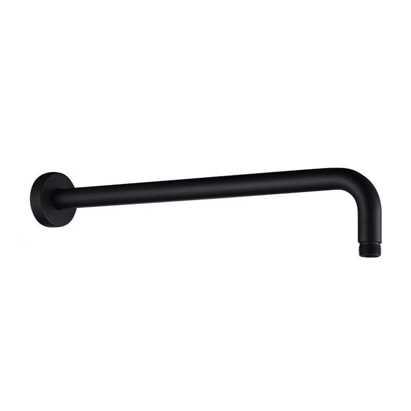 Factory-priced stainless steel shower arm, wall-mounted square concealed shower arm, crossbar fixed seat, showerhead outlet pipe details Picture