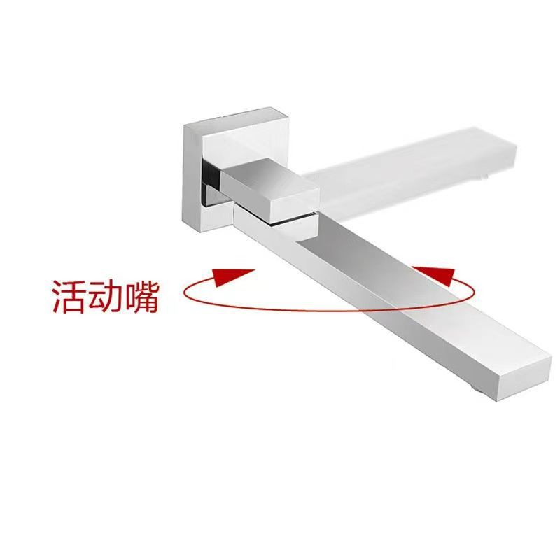 Factory price supply of stainless steel concealed wall-mounted outlet pipes, rotating black and silver embedded outlet pipes wholesale details Picture