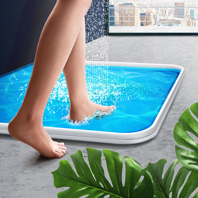 Bathroom water barrier strips, sanitary partitions, water blocking strips, shower room, toilet partitions, kitchen self-adhesive partitions, waterproof and water-blocking details Picture