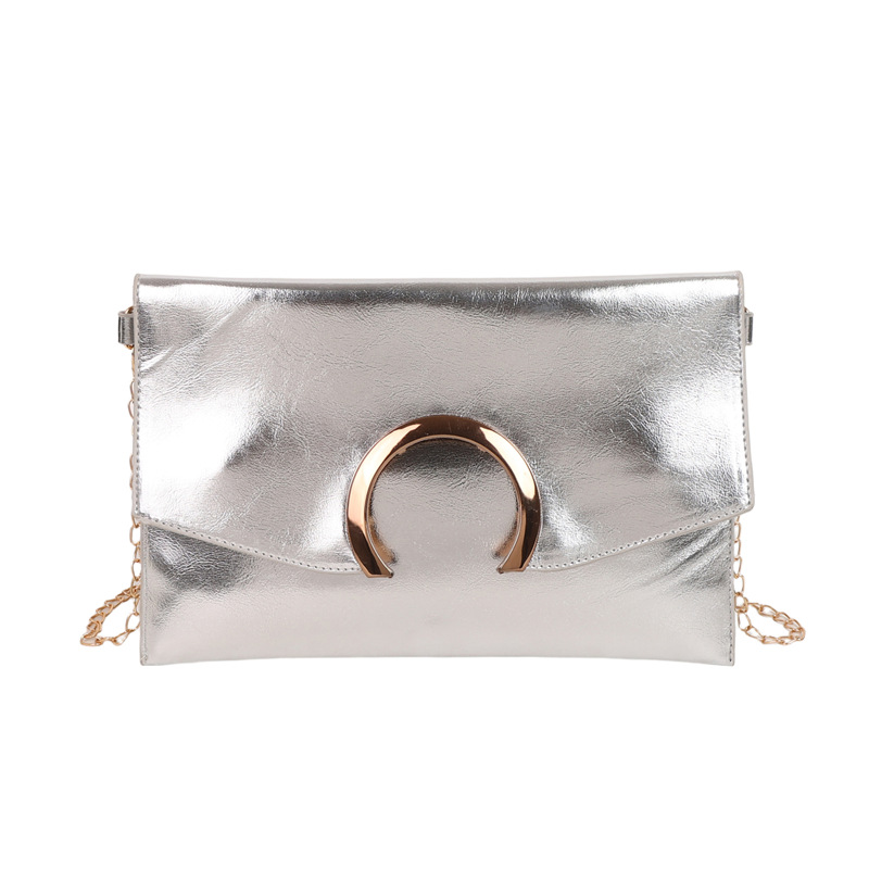Cross-border chain bag 2025 Spring New large women's bag, cross-border trend shiny single-shoulder crossbody bag Item Picture