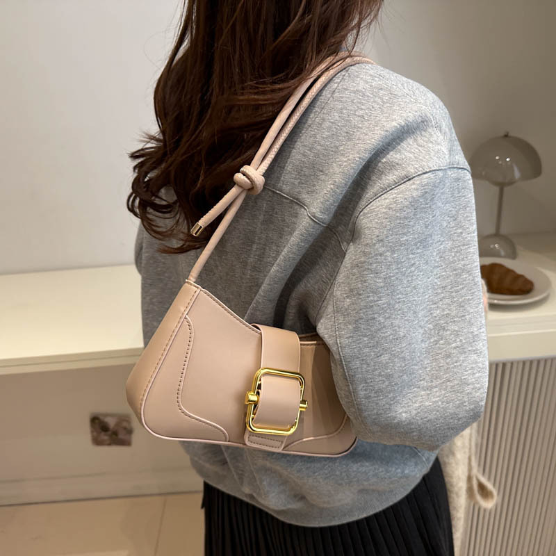 Retro underarm bag for women 2024 new autumn and winter versatile single-shoulder crossbody bag, niche design, quality and trendy women's bag Specification drawing
