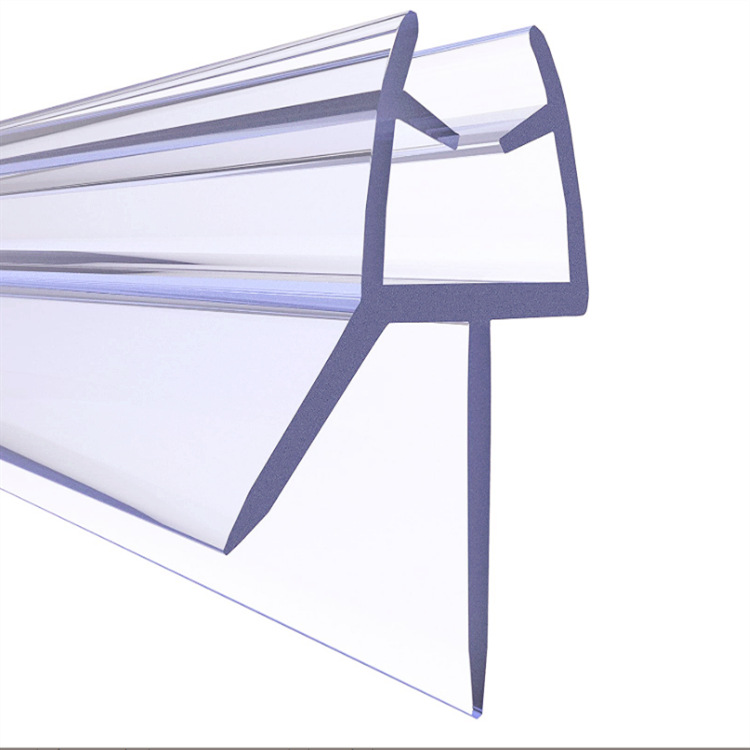 Cross-border Amazon bestseller Jin Shenghua bathroom glass door double soft edge water barrier strip under the door waterproof sealing rubber strip full figure