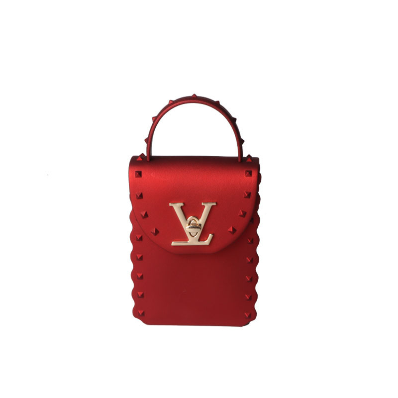 New products in 2025: jelly bag, pvc mobile phone bag, chain mini square bag, small bag, coin purse, single-shoulder crossbody bag Item Picture