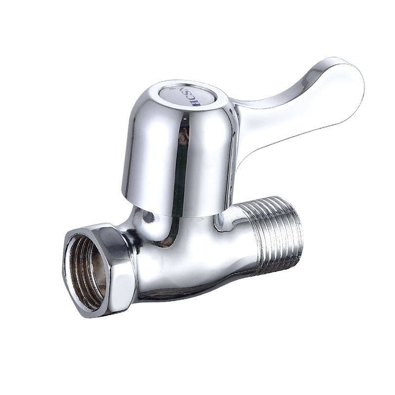 Brass quick-opening straight-through valve, 4-inch alloy copper core Angle valve, internal and external threaded water inlet valve, water flow regulating flow valve Item Picture