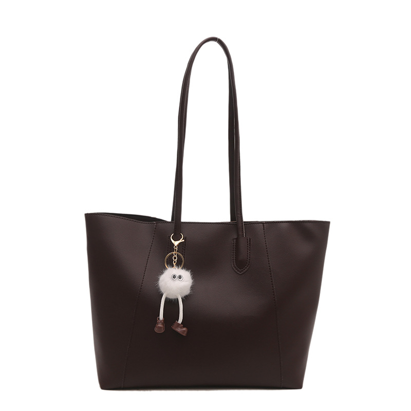 A fashionable, simple and casual commuter handbag with a new style. A simple Korean-style single-shoulder underarm bag and a stylish tote bag for women Item Picture