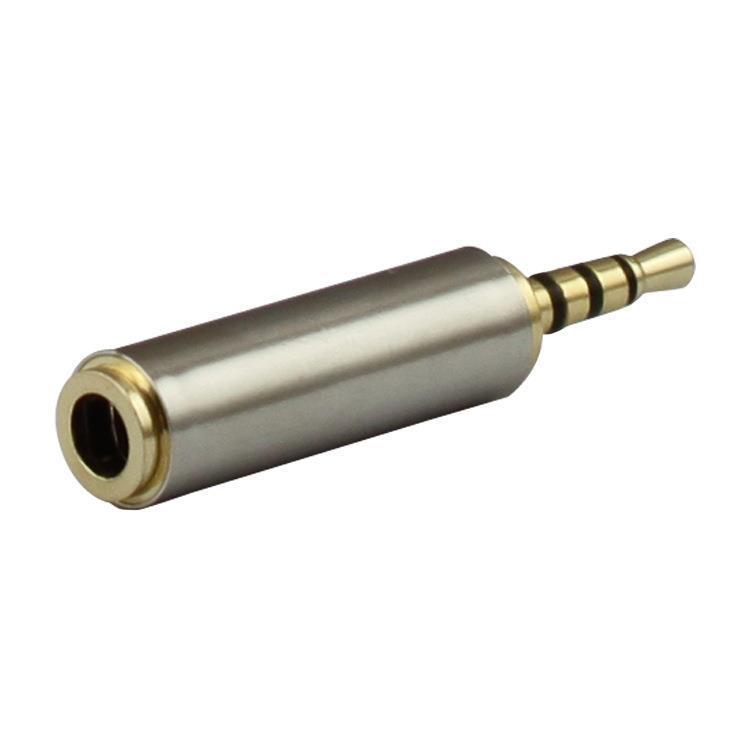Factory direct sales of headphone audio adapters: 2.5mm to 3.5mm, 2.5mm male to 3.5mm female adapter Item Picture