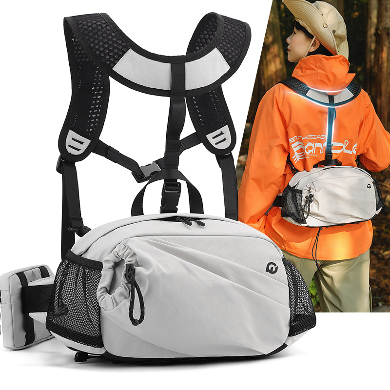 WEPOWER's new unisex backpack, outdoor travel waist bag, lightweight travel, sports and cycling chest bag full figure