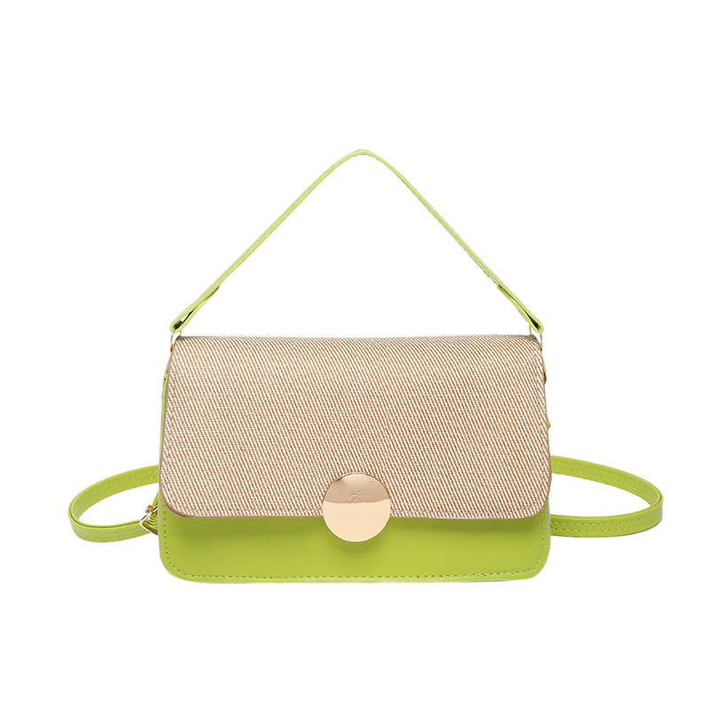 The 2025 quality patchwork single-shoulder bag is a new, fashionable and stylish small square bag. It is a versatile and niche color-blocking crossbody bag Item Picture