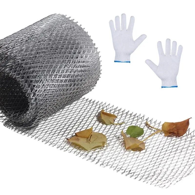 Cross-border roof gutter leaf filter screen, eave net leaf filter, drainage ditch protector, roof anti-clogging details Picture
