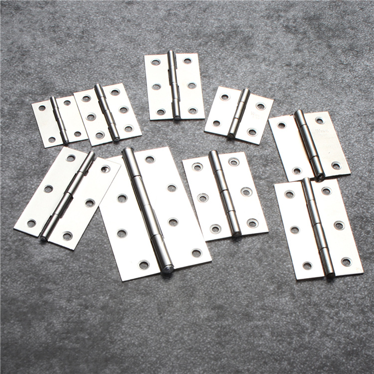 Stainless steel small hinges 1/1.5/2/2.5/3/4-inch small hinges for luggage, Windows, cabinets and doors full figure
