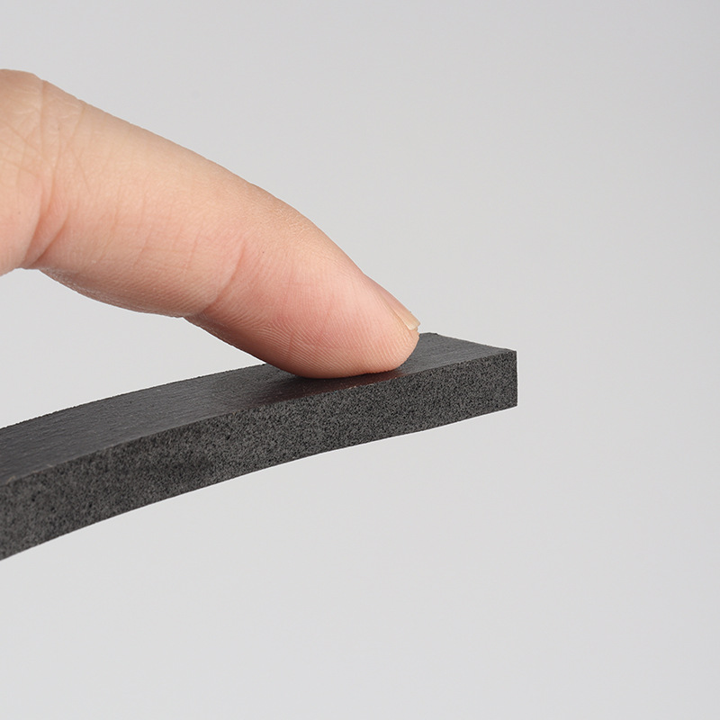 Factory direct delivery of single-sided EVA sealing strips for curtain wall and door and window joints, new Chinese-style anti-collision and waterproof filling foam strips Specification drawing