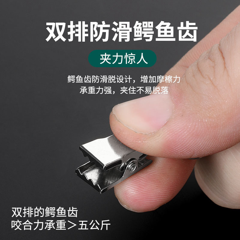 Curtain clip hook ring accessory, stainless steel curtain hanging wonder, curtain special track hook, small clip details Picture
