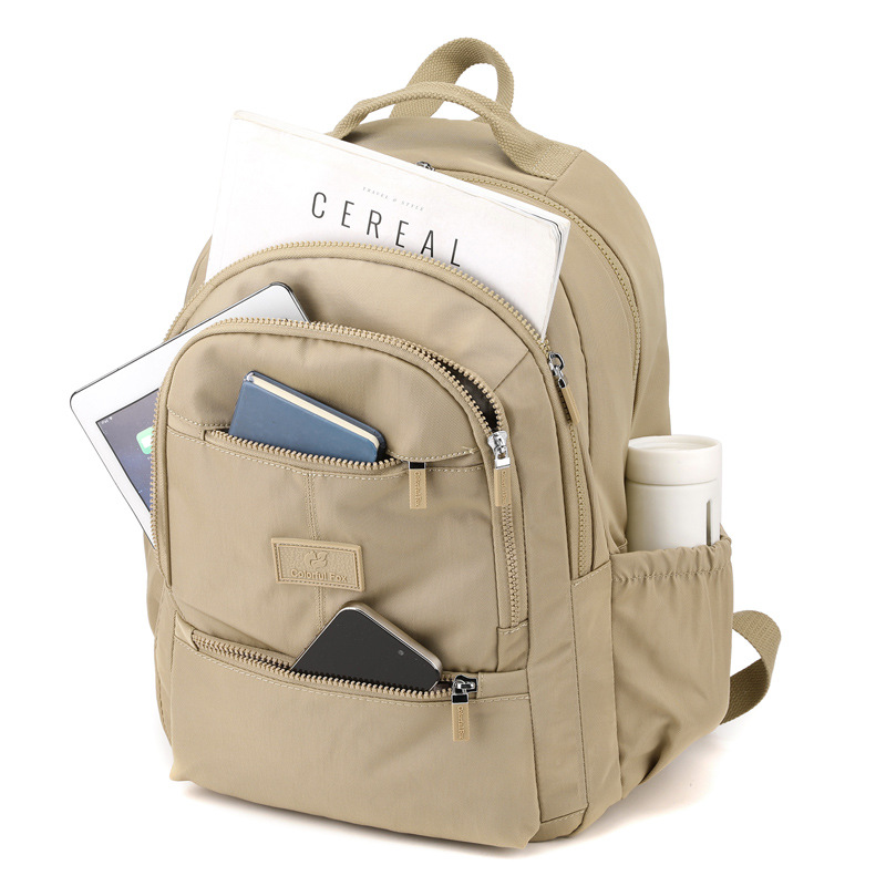 Colorful Fox's new multi-layered women's outdoor casual backpacks come with water-resistant backpacks and schoolbags for you Application Scenario