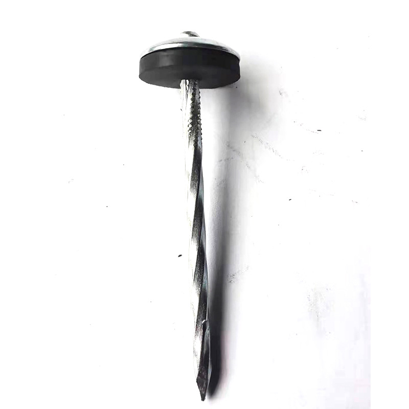 Corrugated nails, asbestos tile nails, 3-inch umbrella-shaped gaskets, customized and wholesale based on provided drawings or samples, straight rod and large-head cement nails Application Scenario