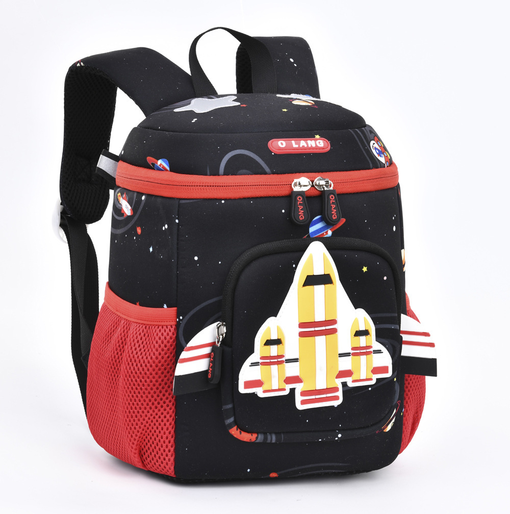 Kindergarten schoolbag, girls' backpack, cartoon little rabbit bag, cute and anti-wandering, 3-6 years old casual children's bag 5 Item Picture