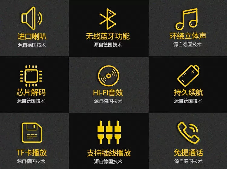 Aima Emma Aima Ewa/ Sound For Love Bluetooth Speaker, High Volume, Low Volume, 3D Surround Sound, Home Wireless, High Sound Quality, Outdoor Subwoofer Enthusiast Item Picture