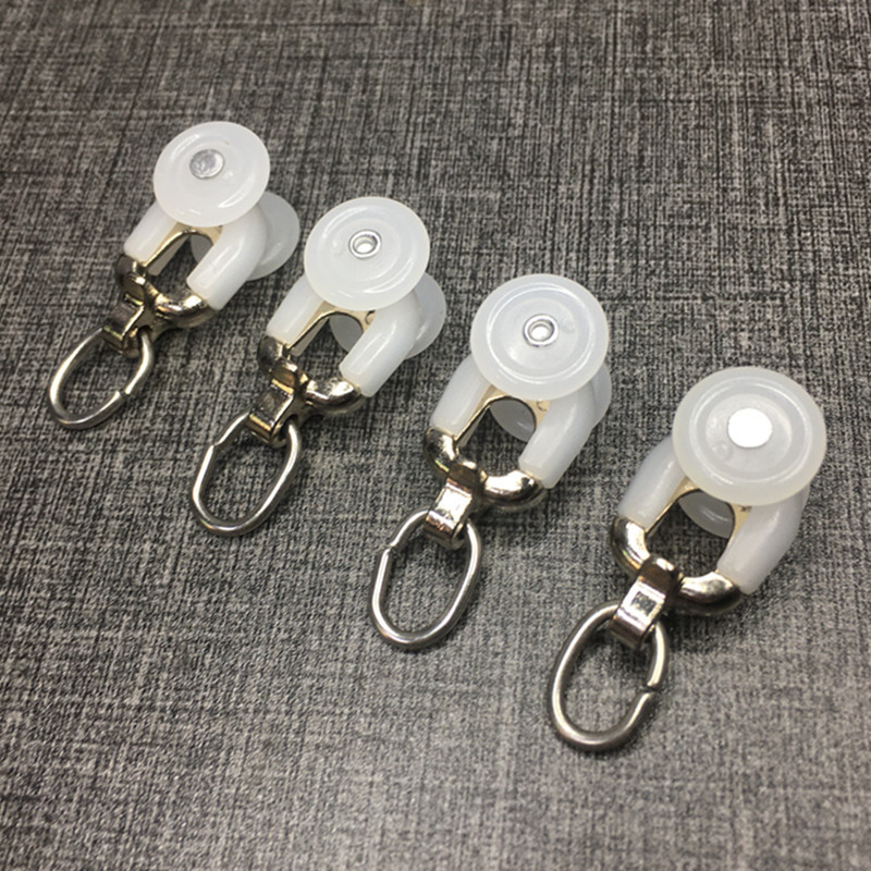 Curtain track pulley alloy wheel durable thickened curtain wheel silent smooth pulley hanging wheel alloy wheel sliding wheel Application Scenario