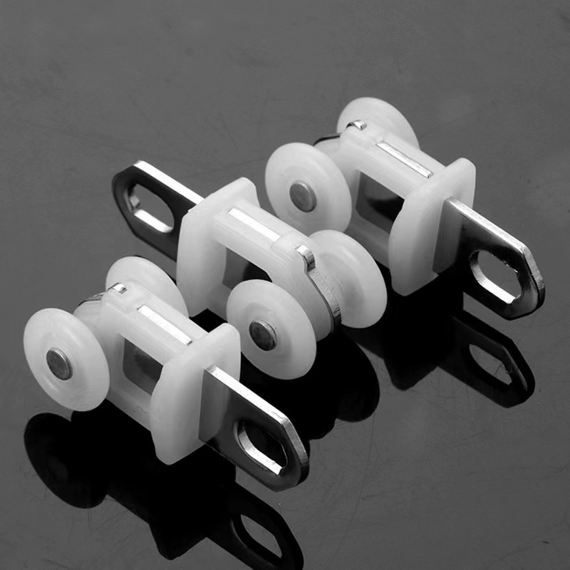 Curtain pulley, electric track roller, smooth and silent nano roller pulley, stainless steel roller pulley window accessories, ball roller full figure
