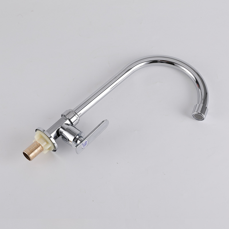 304 stainless steel single-cooling kitchen faucet, washbasin, sink, washbasin, anti-splash single-cooling faucet details Picture