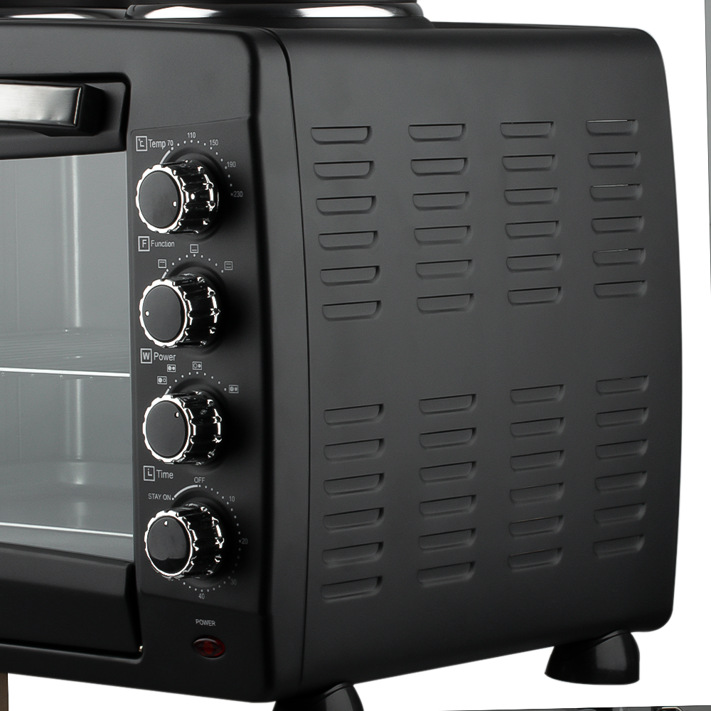 RAF European standard cross-border two-in-one multi-functional electric oven, household kitchen appliance, baking cake, stir-frying, 55L pic 7