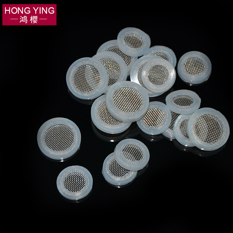 4-point silicone gasket, PTFE corrugated pipe, water inlet hose, 6-point 1-inch rubber valve with filter screen gasket Specification drawing
