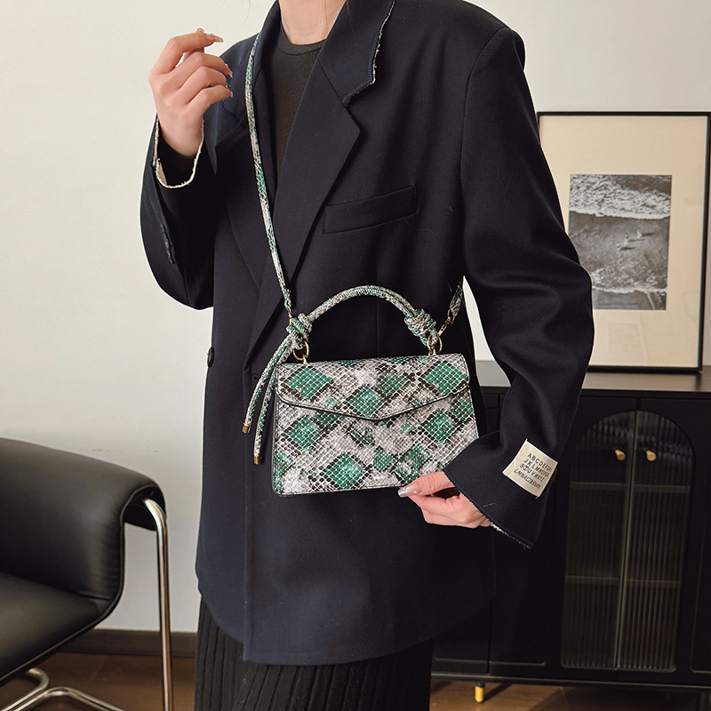 Mini women's 2025 Spring New trendy leopard print mobile phone bag, casual and versatile single-shoulder crossbody bag details Picture
