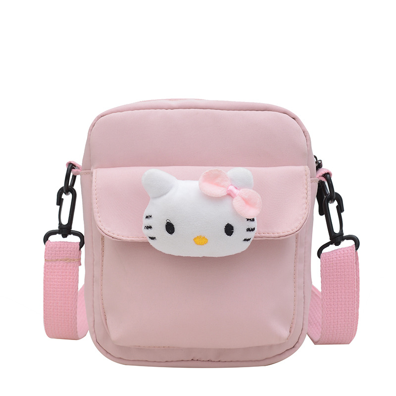 Summer new high appearance level, fresh and cute children's cartoon single-shoulder bag, crossbody bag, Kuromi cute girl backpack Item Picture