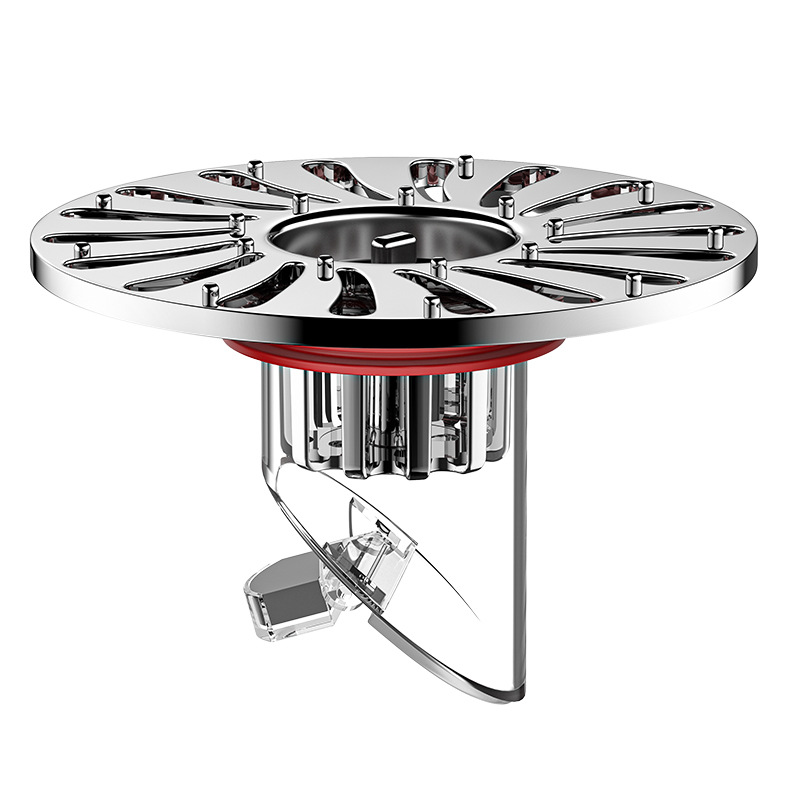 New type of floor drain, bathroom sewer anti-odor floor drain, toilet plug and play, instant anti-clogging and anti-insect, household anti-odor device Item Picture