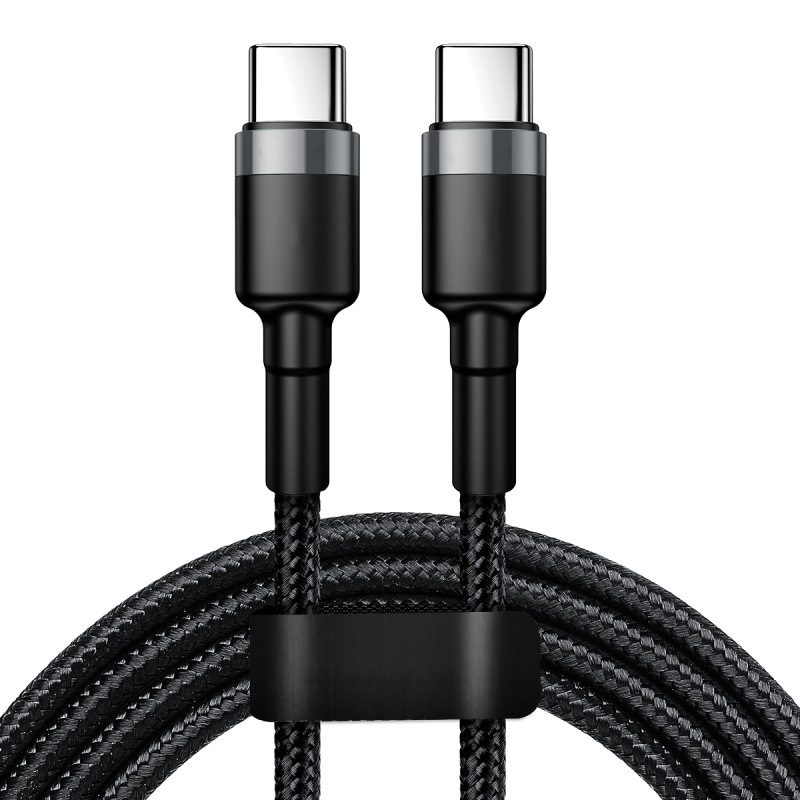 Dual-type-c data cable, dual-head PD fast charging cable 6A, suitable for cross-border data cables of Huawei and Xiaomi laptops Item Picture