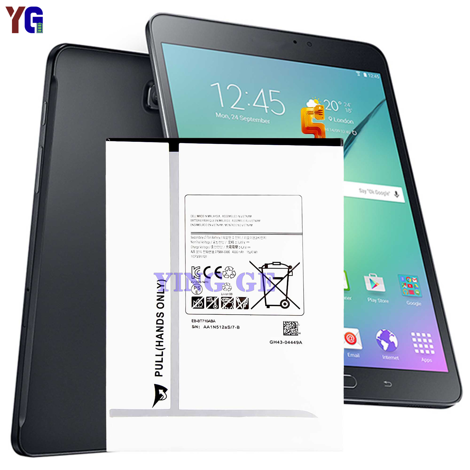 Factory wholesale and export of Samsung Tab S2 8.0 flat battery EB-BT710ABA 4000mah battery plate Application Scenario