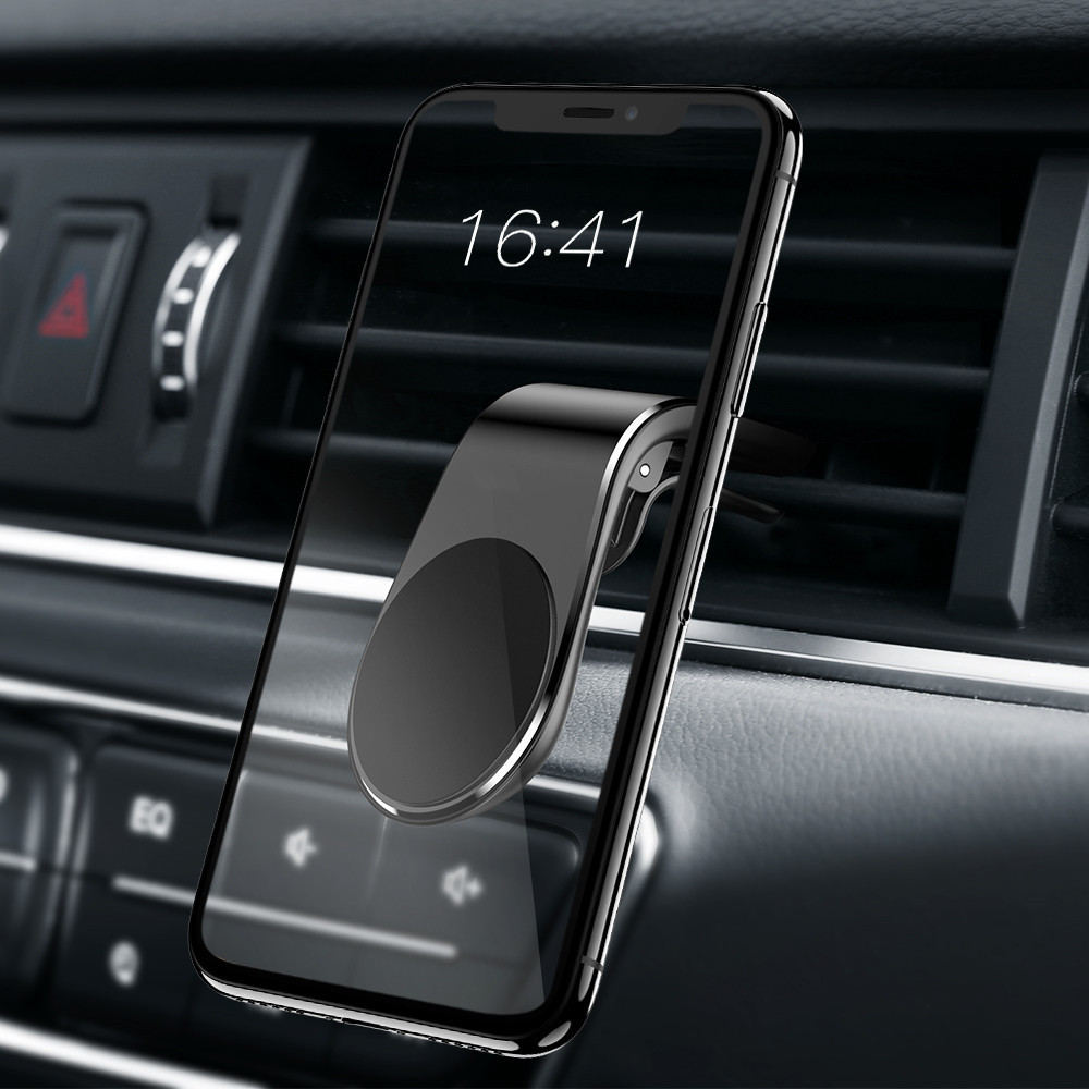 Magnetic suction cup type car phone stand with car air outlet, strong magnetic force phone case, portable Specification drawing