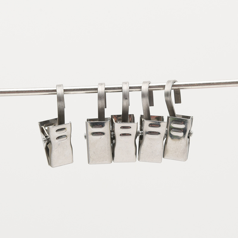 Metal curtain clips, curtain hooks, curtain buckles, curtain accessories, metal hooks, bath curtain hooks details Picture