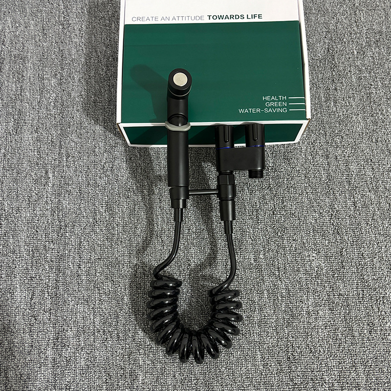 Angle valve toilet companion spray gun, one in and two out function, bathroom feminine wash, high-pressure spray gun, household flush Specification drawing