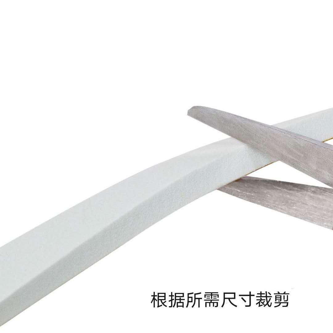 White EVA foam rubber strips, windproof sealing foam strips, soundproof single-sided adhesive doors and Windows, type I self-adhesive sponge strips Application Scenario