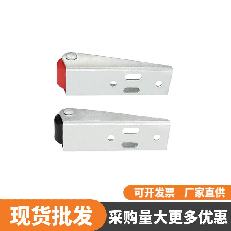 Direct supply of silent pulley sliding door, single pulley, nylon pulley, galvanized vertical installation, directional pulley, sliding door track pulley details Picture