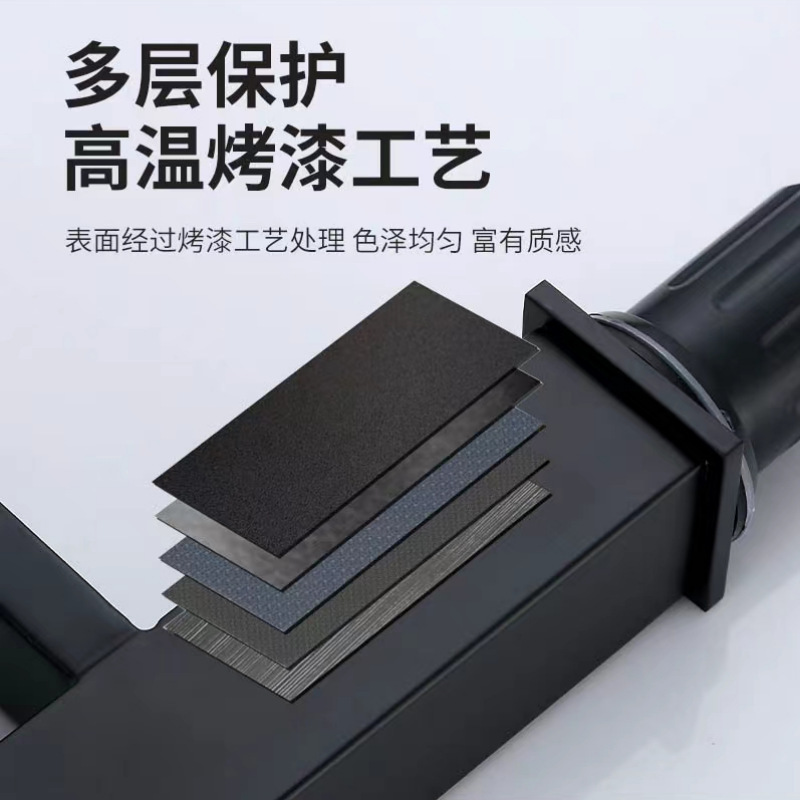304 stainless steel black square basin hot and cold water faucet, household bathroom and bathroom cabinet faucet manufacturer wholesale Application Scenario
