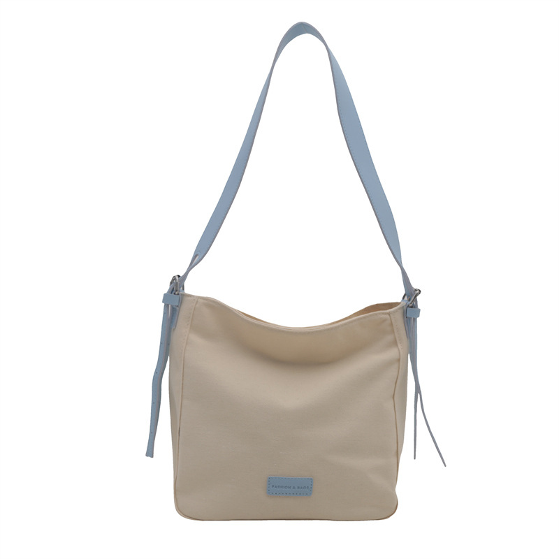 Large-capacity student class bag 2024 new style fashionable commuter tote bag for women, ins ethnic style single-shoulder handbag Item Picture