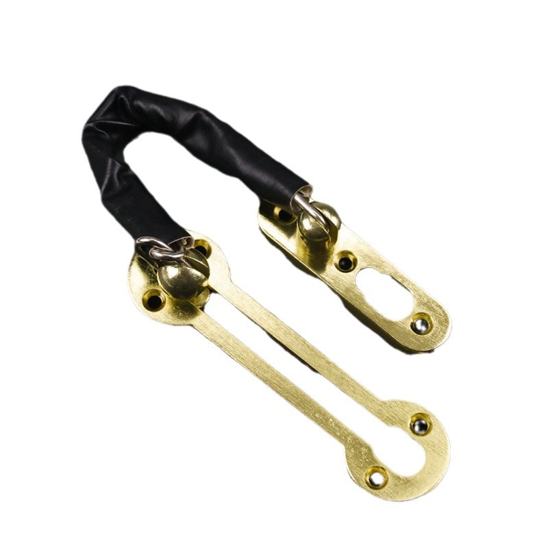 Stainless steel anti-theft chain hotel and guesthouse door chain door bolt safety lock, stainless steel thickened safety chain door bolt Item Picture