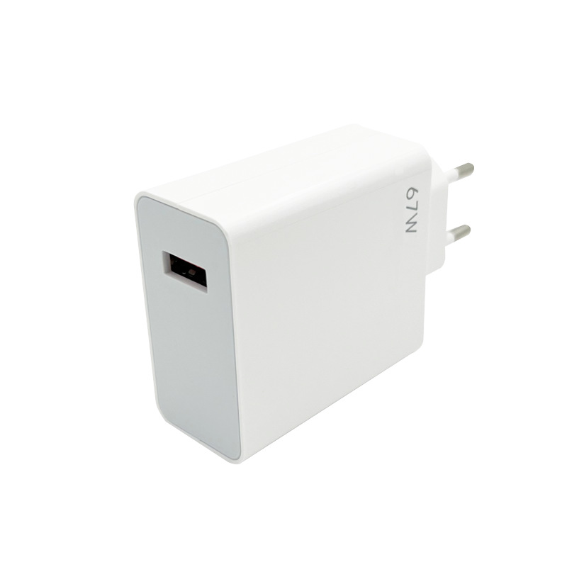 Suitable for Redmi note10pro+K40 Game Enhanced Edition Charger 67W Fast Flash Charging head, European standard full figure