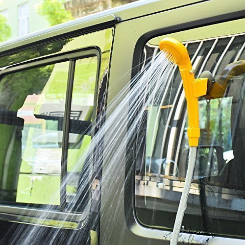 Car shower, outdoor camping, self-driving car shower, camping portable 12V electric shower head wholesale manufacturer Application Scenario