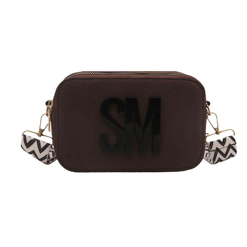 Cross-border quality camera bag for women 2025 Trendy fashion single-shoulder bag Wide shoulder strap crossbody bag Versatile casual small square bag Item Picture