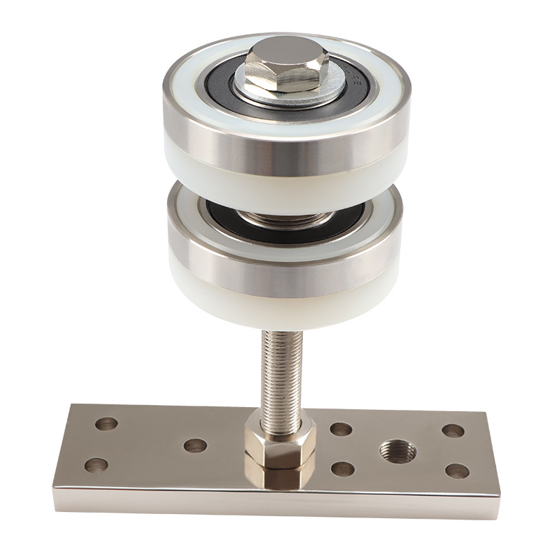 Folding door hoist wheels, universal pulley hoist tracks, hotel screen partition door hoist wheels, heavy-duty track hoist sliding door accessories Item Picture
