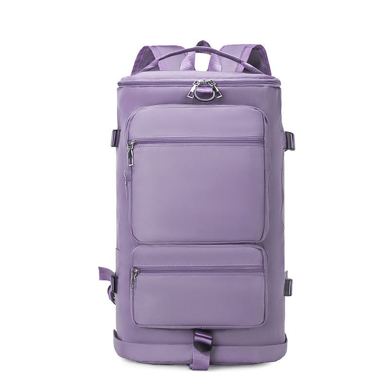 A new cross-border large-capacity backpack with a lightweight texture and a dry-wet separation multi-functional hand-held crossbody bag Item Picture